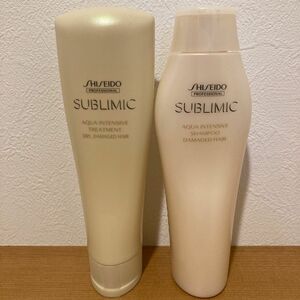 SHISEIDO / 資生堂　SUBLIMIC サブリミック アクアインテンシブシャンプー トリートメント (Ｄ）250mL