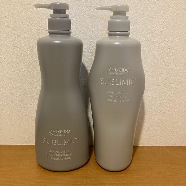  SHISEIDO / 資生堂　SUBLIMIC アデノバイタル（AD）シャンプー トリートメント1000ml 1セット