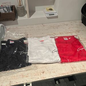 カーペンター長袖dry素材Tシャツ　新品未使用品　3枚セット　Lサイズ　黒　白　赤　希少　入手困難　　　長袖　ドライ素材