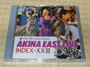 中古ＤＶＤ、中森明菜　「ＡＫＩＮＡ　ＥＡＳＴ　ＬＩＶＥ　ＩＮＤＥＸ－ＸＸⅢ」送料込み　