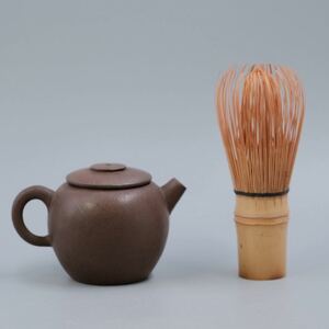 【葉】040 茶道具　中国　朱泥　紫砂　急須　煎茶　煎茶道具　箱なし