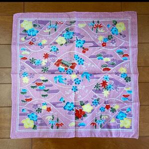 沖縄紅型 ハンカチ