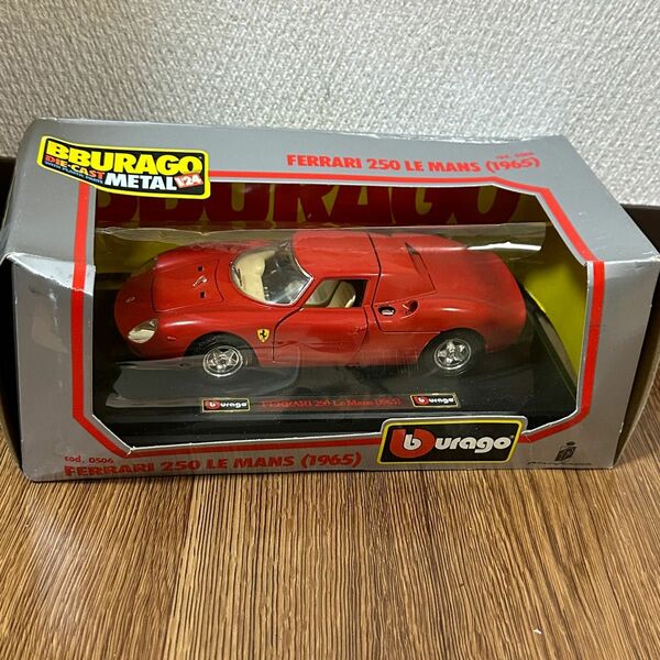 未使用 ブラーゴ 1/24 　Ferrari 250 Le Mans 1965