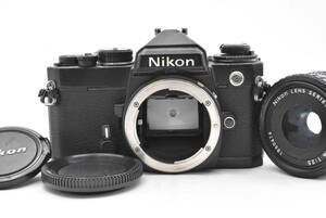 Nikon ニコン Nikon FE 3923742 ボディ / Nikon SERIES E 35mm F2.5 1860414 レンズ（t5508）　