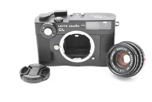 Leitz Minolta ライツミノルタ CL レンジファインダー フィルムカメラ ボディ + M-ROKKOR-QF ロッコール 40mm F2 レンズ (t4077)
