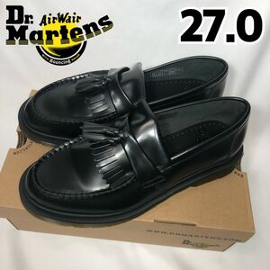 新品 ドクターマーチン Dr.Martens エイドリアン ローファー ブラック 黒 24369001 UK8 27.0 27.5