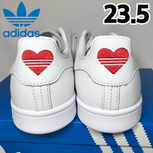 【新品】adidas STAN SMITH アディダス スタンスミス スニーカー レッド ハート ホワイト FV8260 23.5