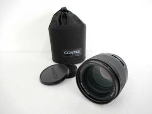 【CARL ZEISS/CONTAX】戌②131//Planar 1.4/85mm T＊ Nマウントレンズ　ソフトケース付き/防湿庫保管品　美品