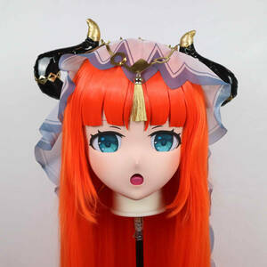  all head surface key attaching ni. low . god kigurumi #kigrumi# cartoon-character costume #....# custom head # mask # cosplay costume 