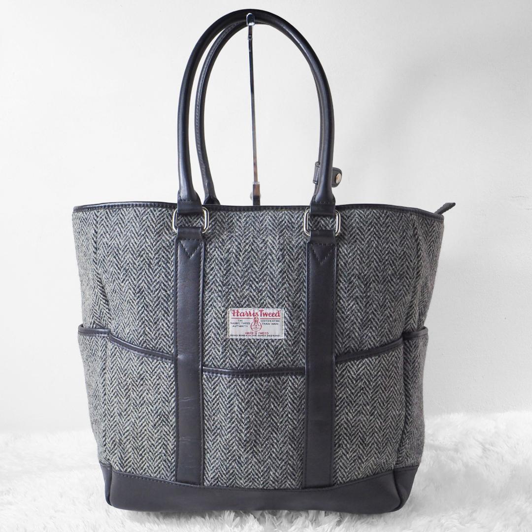 Yahoo!オークション -「harristweed ハリスツイード バッグ」の落札