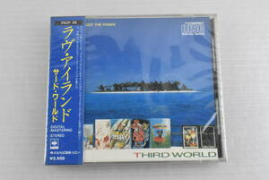 未開封・未使用品★CD サード・ワールド ラヴ・アイランド THIRD WORLD 35DP 36 CBS/ソニー SONY 初期版 旧規格 ¥3,500盤 税表記なし H393