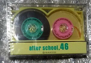 新品　未使用　sanyo after school 46　カセットテープ　レトロ　ファンシー　nighttempo