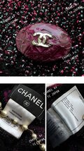 84万 超美品 シャネル CHANEL 高品質 パープル・マジェンタ・リボン・ウール・モヘア・ランウェイ登場 ぷっくり ニット・ワンピース 34_画像8