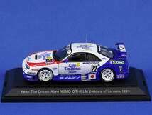 EBBRO 1/43 Keep The Dream Alive NISMO GT-R LM Le Mans 1995 日産 ニッサン ニスモ スカイライン GT-R R33 ル・マン #22 エブロ_画像3