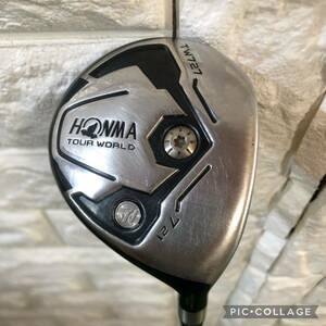 フェアウェイウッド(FW)☆HONMA(ホンマ)☆TOUR WORLD(ツアーワールド)TW727 7Ｗ☆純正シャフトVIZRAD(ヴィザード)YC-65☆フレックスSR