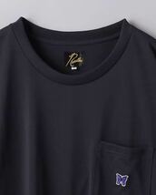 ＜NEEDLES＞ L/S CREW NECK TEE POLY JERSEY/クルーネック ロングスリーブ カットソー BLACK L ニードルス ブラック 長袖 トップス_画像2