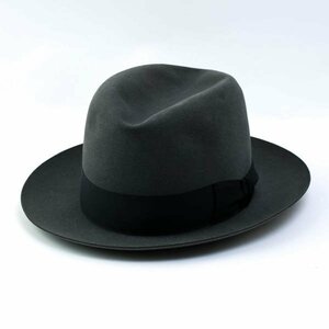 STETSON Premier ステットソン プレミア 中折れ帽 フェルト メンズ 帽子 表記サイズ54 グレー #35127