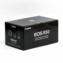 CANON キャノン EOS イオス R50・18-45 IS STM ミラーレスデジタル一眼 AF・AEカメラ レンズキット ホワイト 未使用品 #35928_画像1