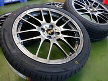 K 送料無料 美品 鍛造 BBS RE 5011 ダイヤモンドブラック 17 4H100 7J+48 新品 205/45R17 フィット スイフト デミオ ロードスター ミニ R56_画像6