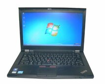 Windows7 Pro 64bit Lenovo ThinkPad T430 2347-HPJ Core i7-3520M 2.9GHz メモリ 8GB HDD 320GB(SATA) DVDマルチ 14インチ HD+(1600×900)_画像2