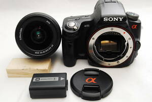 SONY α55/SONY DT18-55 3.5-5.6 (動作品）1129-10