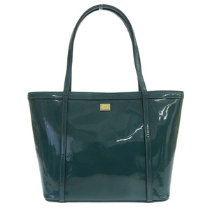 Супер красивые товары Dolce &amp; Gabbana с текущей тегом патентной кожи мини -бревенчатая пластинка сумка зеленые дамы почти неиспользованные