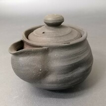 Ze20) 宝瓶 未使用 小野広人 検:急須 備前焼 焼締め 煎茶道具 煎茶器 急須_画像1