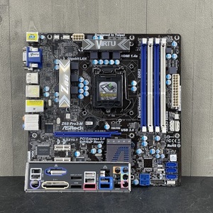 micro-ATX マザーボード 【中古】 美品 ASRock Z68 PRO3-M LGA1155 I/Oパネル / バックパネル付き PCパーツ 未チェック / 53273