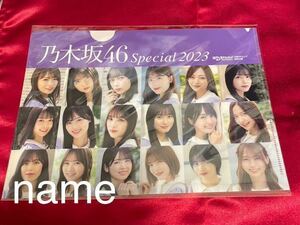 乃木坂46 Special2023 日経BPムック 付録 クリアファイル