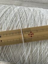 貴重!高級糸　番手1/20×4 【8730 特殊撚糸和紙　さらし】　　約0.96kg_画像6