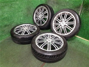 汎用アルミ S-HOLD ムーヴコンテ等に KUMHO ECSTA 155/55R14 PCD100 4H PCD100 4H ハブ67 off45 売切!!