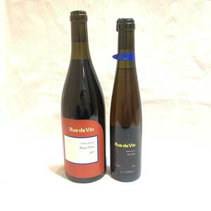 【未開栓】 ☆ Rue de Vin 375ml 750ml 12% 2本 まとめ ☆ リュードヴァン／ヴァンドゥーココ2019／ピノノワール2017