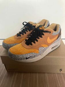 NIKE AIR MAX 1 PREMIUM QS SAFARI FRAX 27.5cm US9.5 atomos アトモス ナイキ エアマックス1 サファリ フラックス 国内正規品 極美品