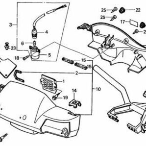 MF01 純正 キャリパー シール セット 送料250円～ スペイシー250 フリーウェイ SPACY フロント ブレーキ ピストン シール FREEWAY .ge2x2の画像5