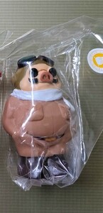 新品★ジブリ どんぐり共和国 紅の豚 指人形 ポルコ ロッソ 赤 飛行機 フィギュア
