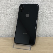 iPhone XS 64GB ジャンク（ガラス割れ）スペースグレイ MTAW2J/A docomo SIMフリー 利用制限○_画像1