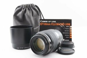 ADS2567★ 超美品 ★ キヤノン Canon EF 100mm F2.8 USM 単焦点レンズ