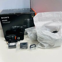 【1円出品】新品未使用 SONY α6400 ダブルズームレンズキット 16-50mm,55-210mm 4K ILCE-6400Y ミラーレス一眼 ソニー カメラ 保証残あり_画像7