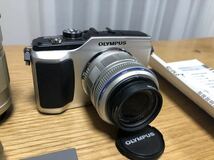 OLYMPUS◆オリンパス E-PL2 ダブルズームキット ミラーレス一眼 14-42mm 1:3.5-5.6 40-150mm 1:4-5.6◆_画像2