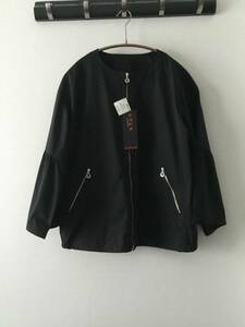 新品タグ付き　三陽商会　EVEX by KRIZIA ジャンバー ジャケット 羽織り　ブラック　サイズ40