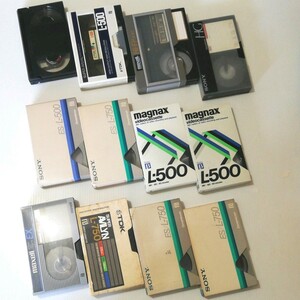 【使用済12本】ビデオカセットテープ ベータ 昭和 レトロ / 良品専科 ビデオ カセット