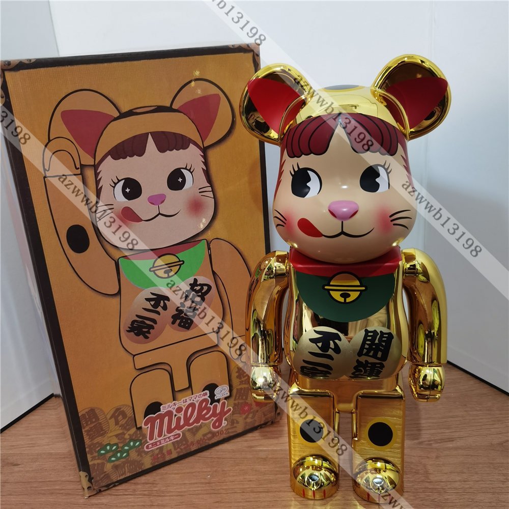未使用品】【未開封】BE@RBRICK ペコチッチ 400% & 100% 不二家