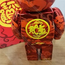 BE@RBRICK 恵比寿 レッド red メッキ ベアブリック bearbrick コラボ MEDICOM TOY 400% メディコム トイ_画像4