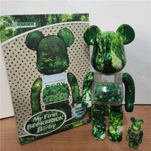 MY FIRST BE@RBRICK B@BY × FOREST GREEN ベアブリック コラボ MEDICOM TOY 400%+100% メディコム トイ_画像1