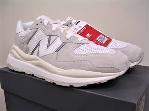 新品 ニューバランス M5740 SL1 白レザー US8.5 26.5cm 国内モデル new balance ホワイトレザーXスエード 574 576 580