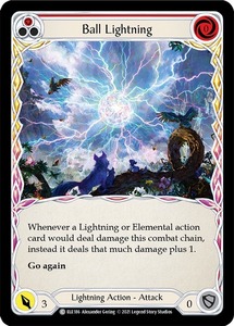 FaB ■英語版■《 Ball Lightning 》[ELE186-] (red)