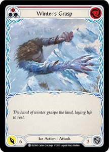 FaB ■英語版■《 Winter's Grasp 》★FOIL★[ELE160-] (red)