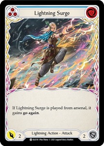 FaB ■英語版■《 Lightning Surge 》★FOIL★[ELE191-] (blue)