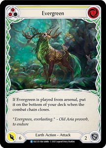 FaB ■英語版■《 Evergreen 》★FOIL★[ELE120-] (yellow)