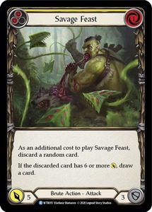 FaB ■英語版■《 Savage Feast 》Unlimited [U-WTR015-] (yellow)